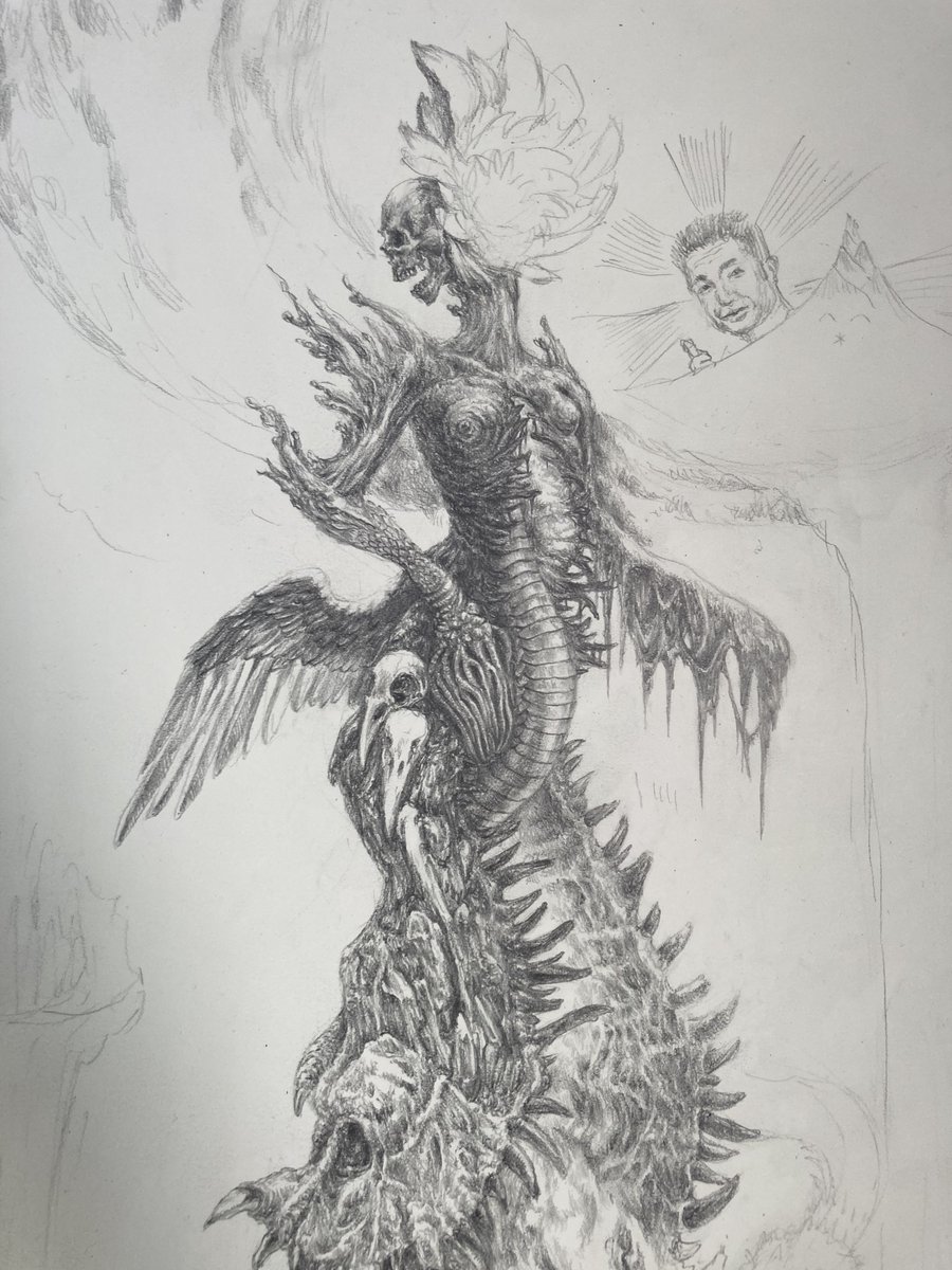 今のところこれまで描いた鉛筆画で一番気に入っとるかもしれん 応援し