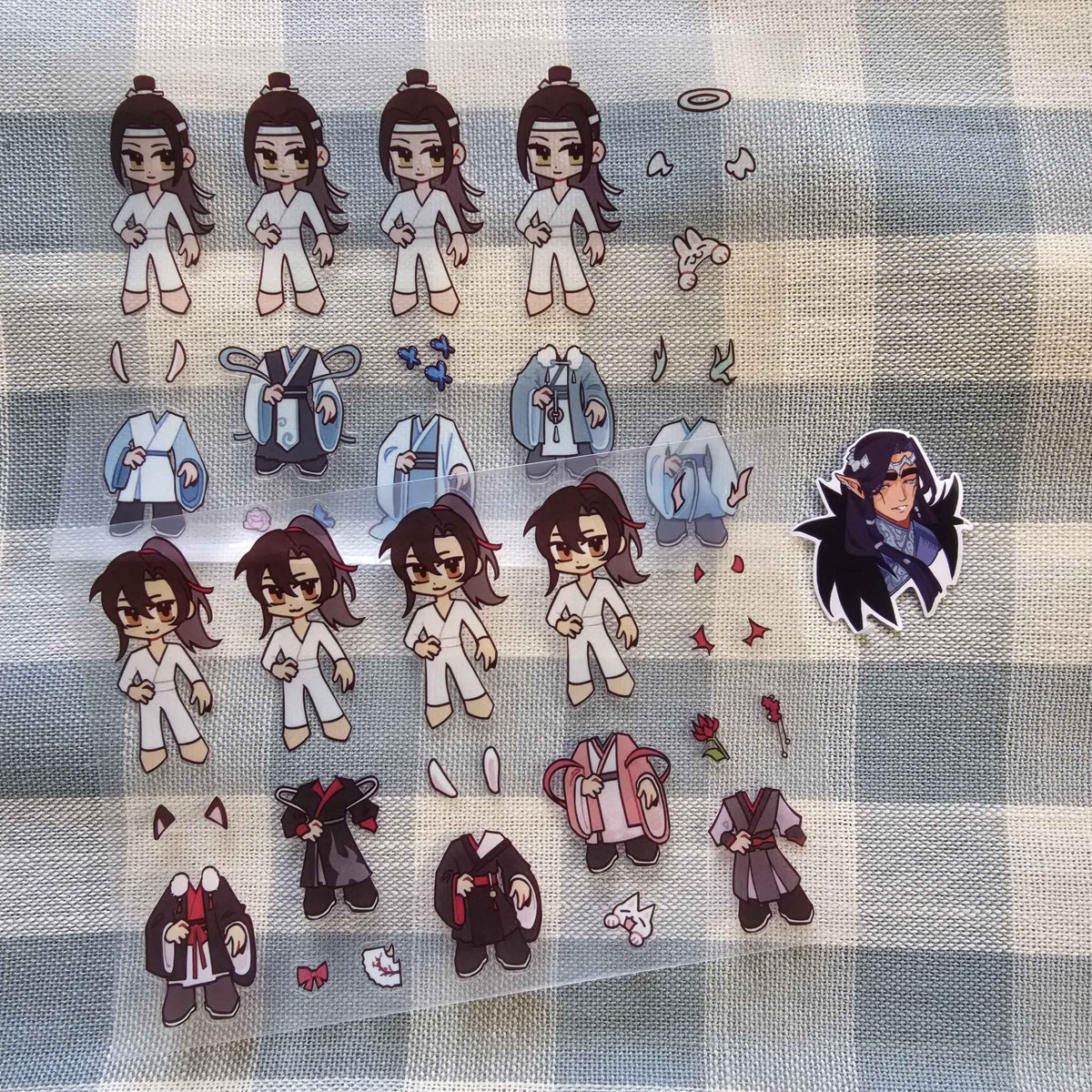 tranquilityzine's tweet photo. 📌Production Update📌
Stickers, memo pad, charm and enamel pin arrived! 🎉🎉
Tote bags and books are on the way, and print order has also been sent in! https://t.co/ff6wnIqs1E