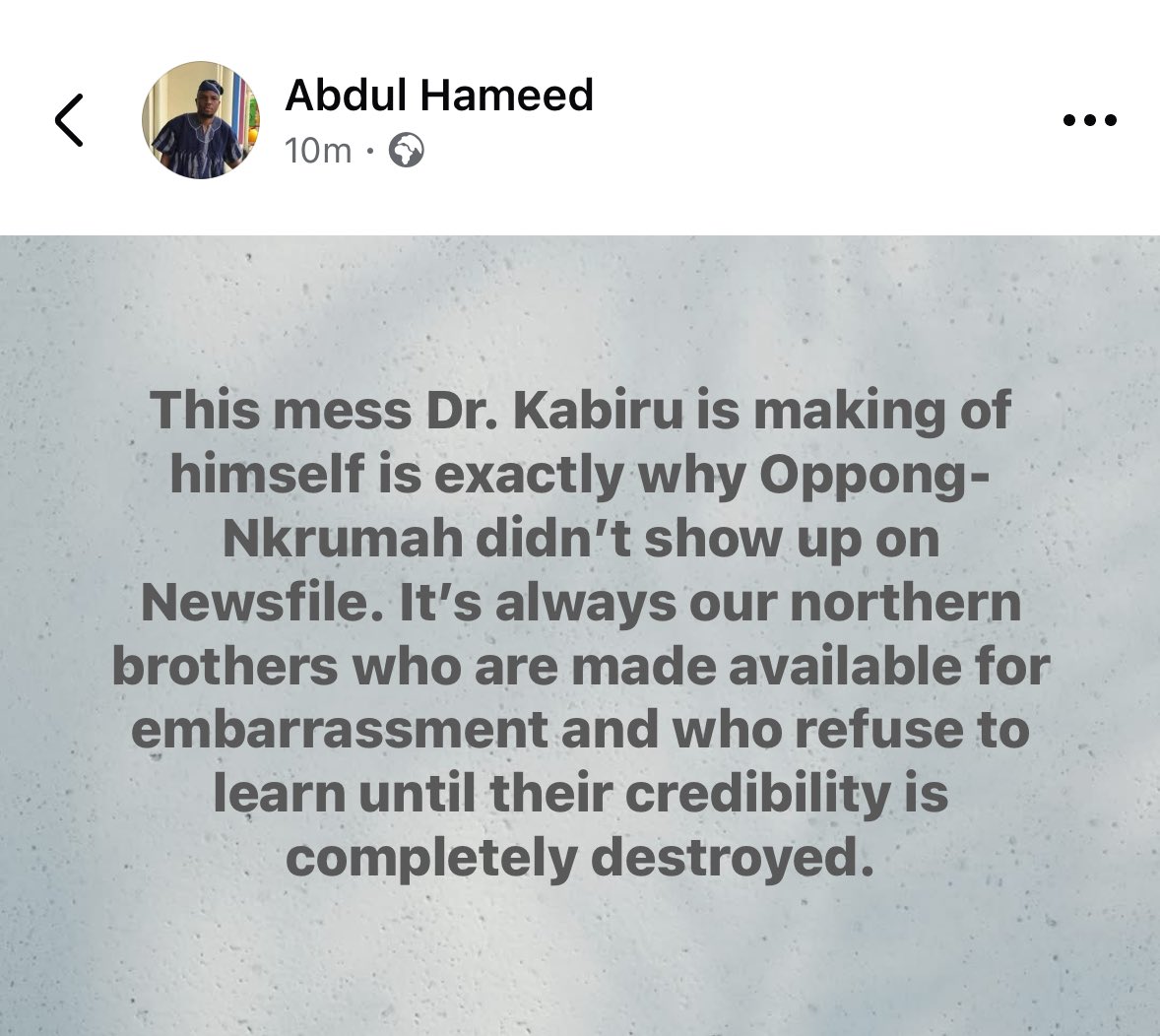 CitizenTechiman's tweet image. Hmmm dear Northerners take a cue from this