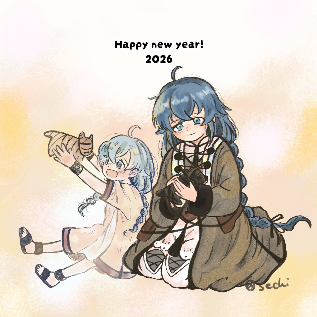 bnbn_ukauka's tweet photo. あけましておめでとうございます絵！
お馬さん！！です！！ https://t.co/B9EAbob8yy