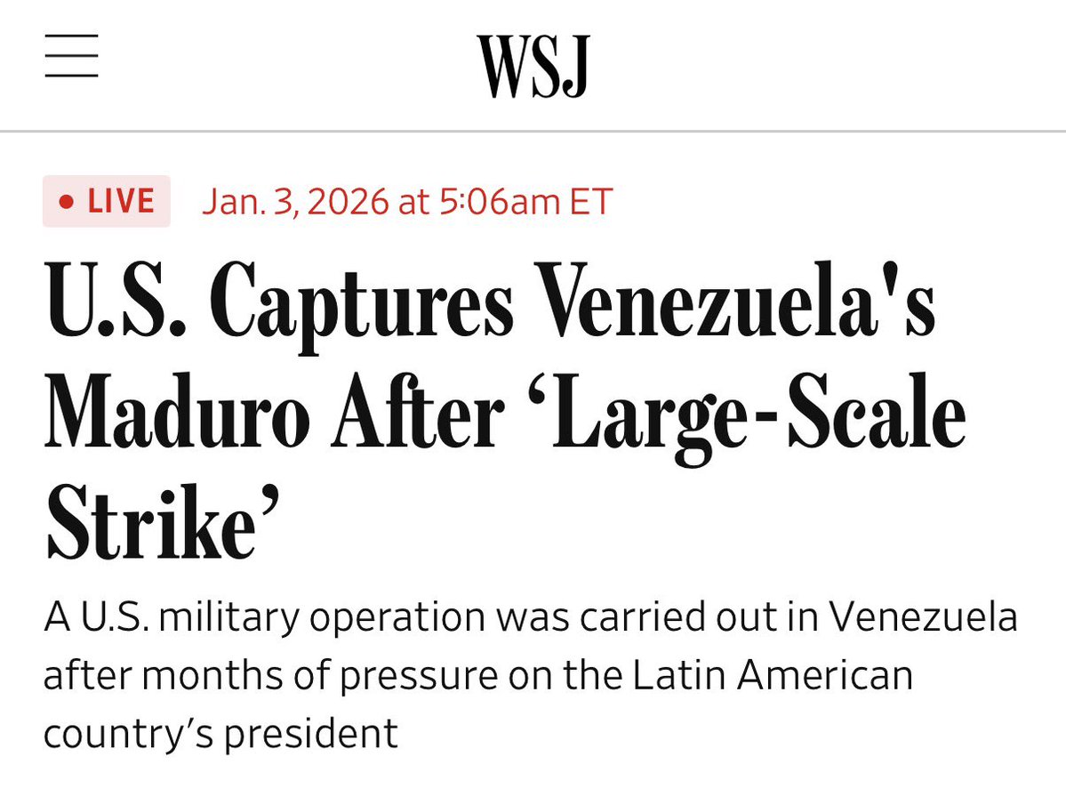 DarrigoMelanie's tweet image. The U.S. kidnapped a foreign leader and his wife.

Venezuela doesn’t produce Fentanyl, but they do have the world’s largest oil reserves.

This is the war the $23 million Big Oil gave to Trump bought.