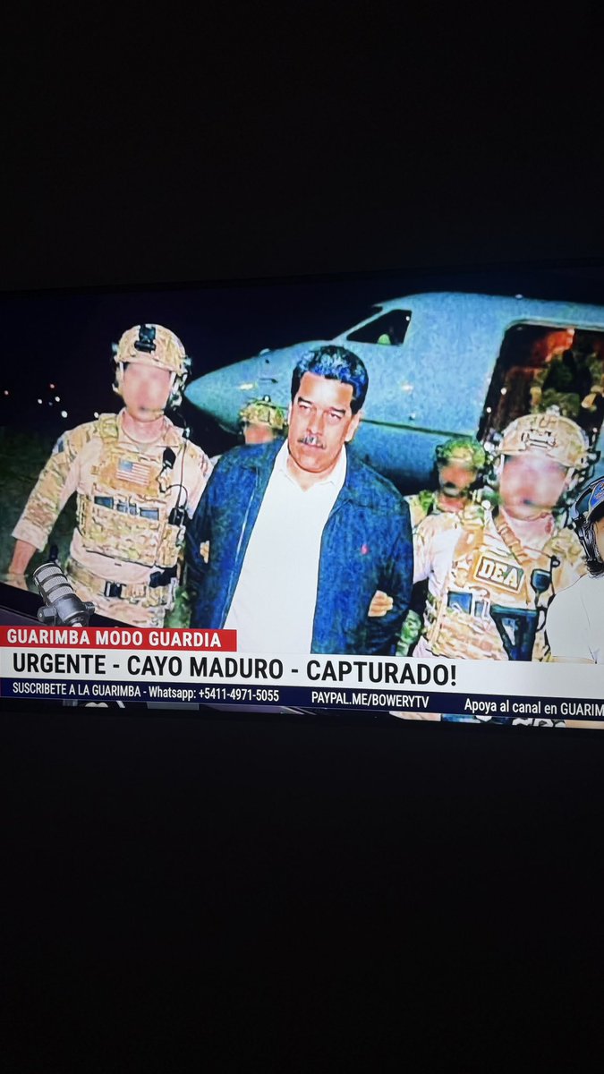 eloscarale's tweet image. LA FOTO QUE ESTÁBAMOS ESPERANDO! MADURO CAPTURADO!!! 🔥