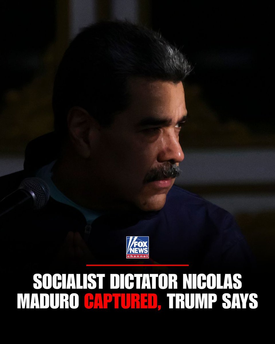 DICTATOR CAPTURED: Venezuela's socialist leader, Nicolas Maduro, was taken into custody during an American military attack, President Trump said Saturday.

Trump said the operation was conducted in conjunction with U.S. law enforcement, and added that a news conference will take