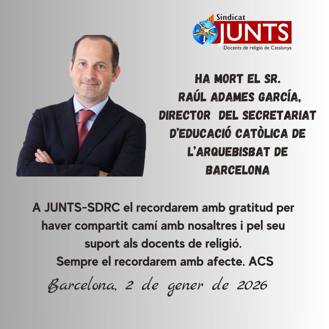 JUNTS DOCENTS DE RELIGIÓ (@juntsr) on Twitter photo 