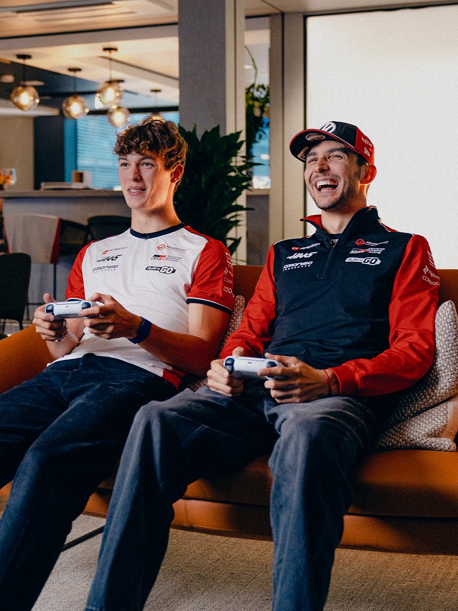 When not racing on-track… it’s game time 🎮

#HaasF1 #F1