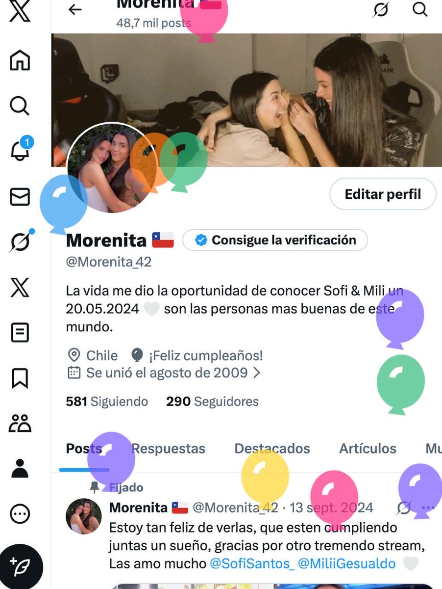 Tengo globitos ☺️