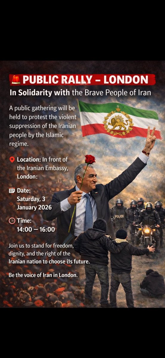 Time to show solidarity with the heroic protesters in Iran.