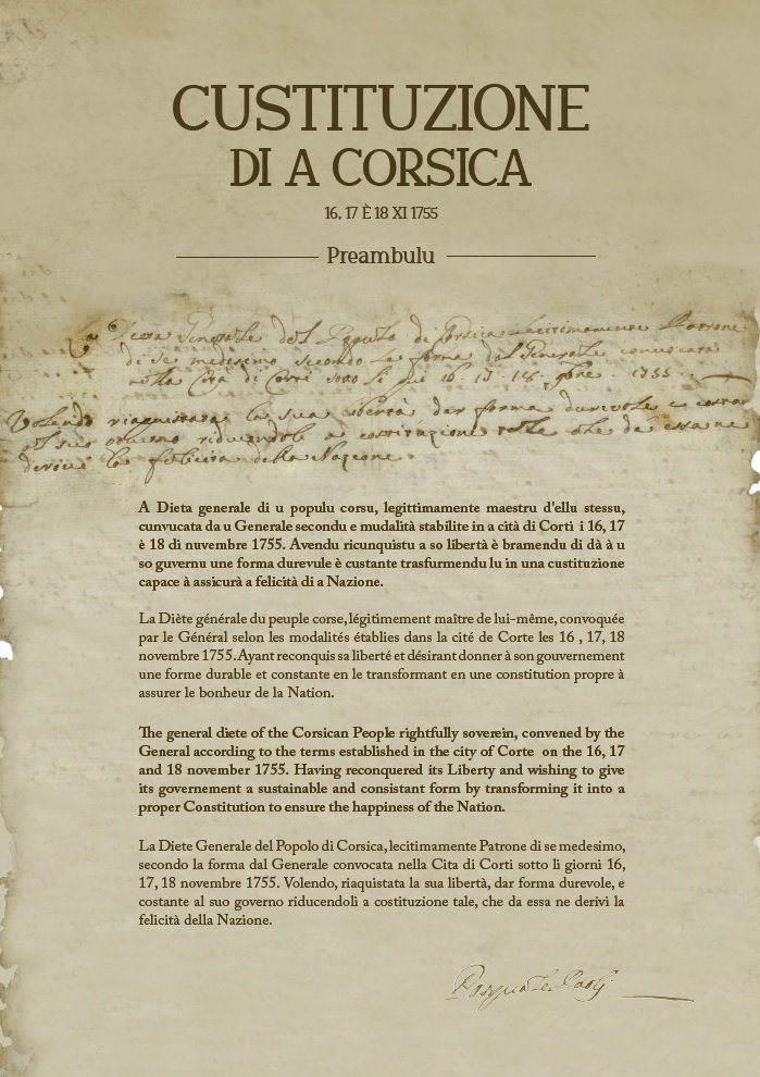 Yann2229354456's tweet image. 1755 - CORSICA 
La Constitution corse de 1755 permet à toutes les femmes de plus de 25 ans, veuves ou célibataires, d’exercer leur droit de vote. Après l’annexion de la Corse par la France en 1769, retour en arrière. Les femmes furent privées de leur droit de vote...
#corse