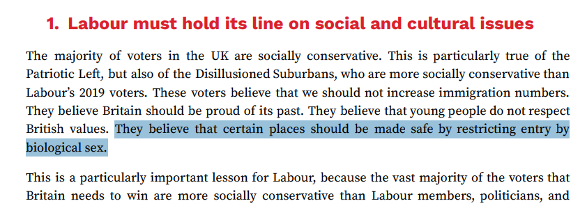 carl_clapham's tweet photo. @speakoutsister I suspect in April the Labour Party had more confidence in it's strategy document "Red shift, Labour's path to power". Below are two clips from pages 30 and 31.

I can't imagine what's changed. https://t.co/y5jEFAfFO9