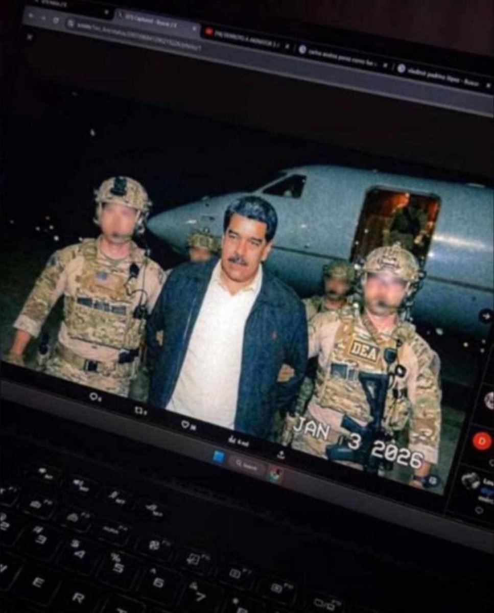 🚨⚡️BREAKING

First image of the Venezuelan President Maduro after his kidnapping.