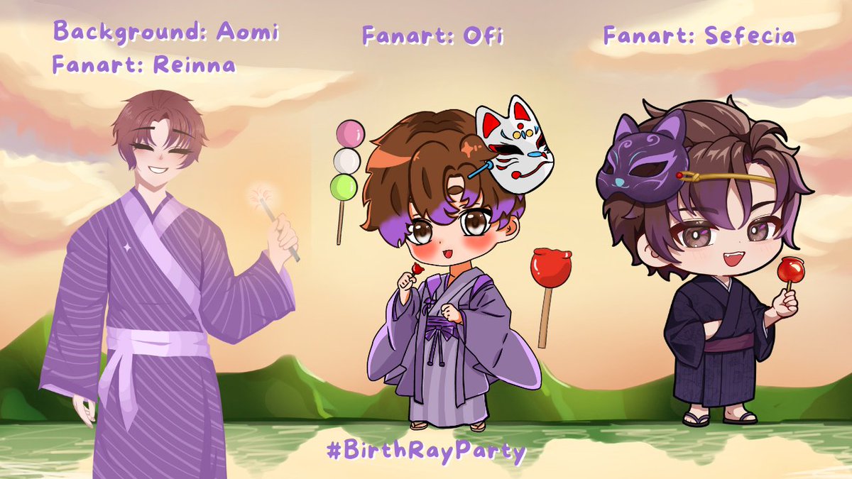 AnomalusProject's tweet photo. Last but not least! The artists, the people behind these beautiful and cute visuals 💜✨

@sefeciaa @reinn_aa0 @miyaki_aomi @chokilofi @Vyuu_san @nemoninoo https://t.co/vHdgawfSsn