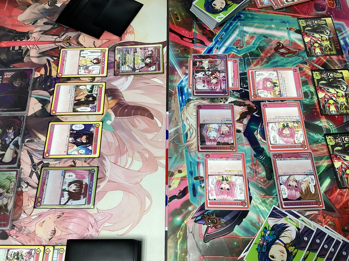 ユニオンアリーナ】 デッキ、追加しました！ 販売デッキは全てスリーブ