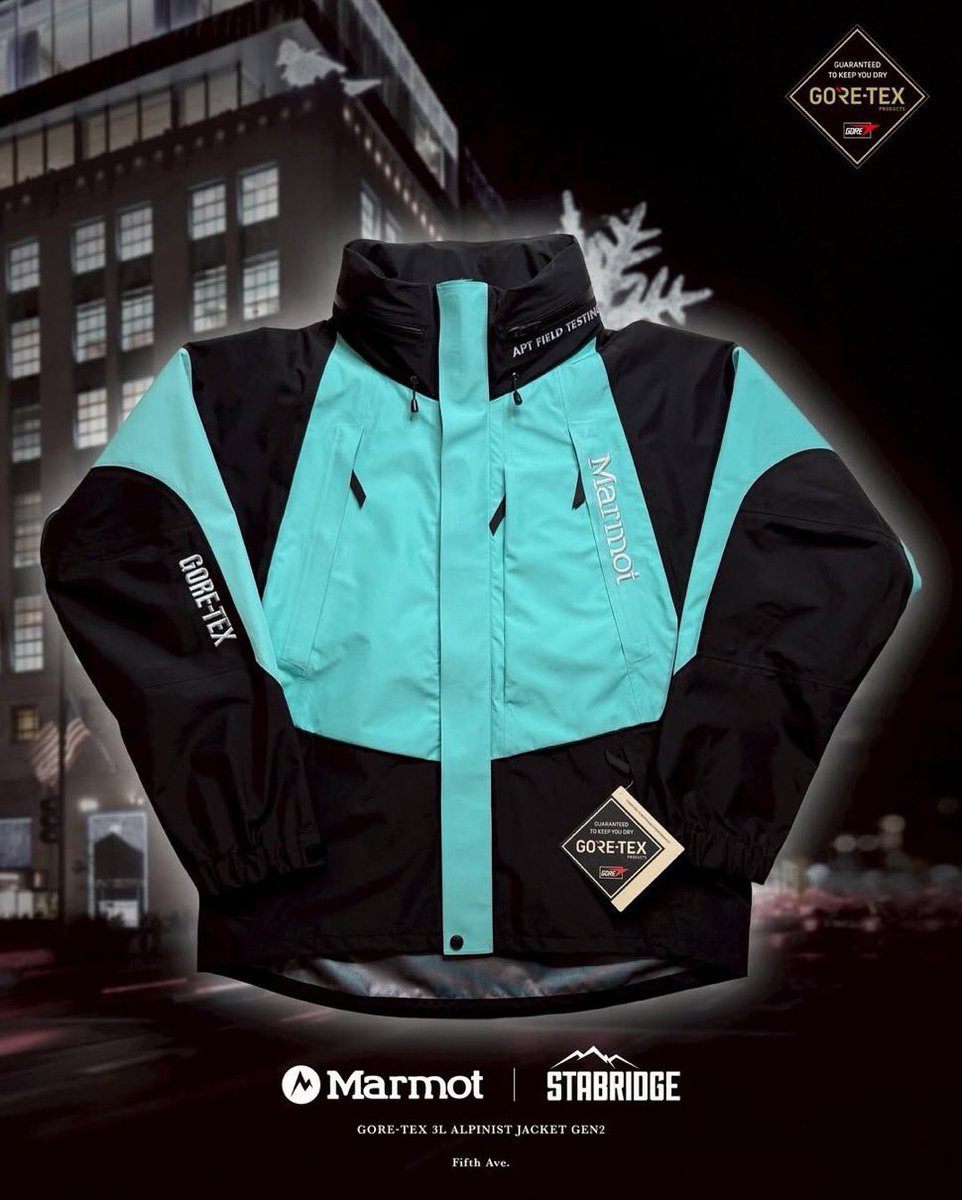 STABRIDGE x Marmot ニューヨーク5番街をイメージしたコラボアイテムが