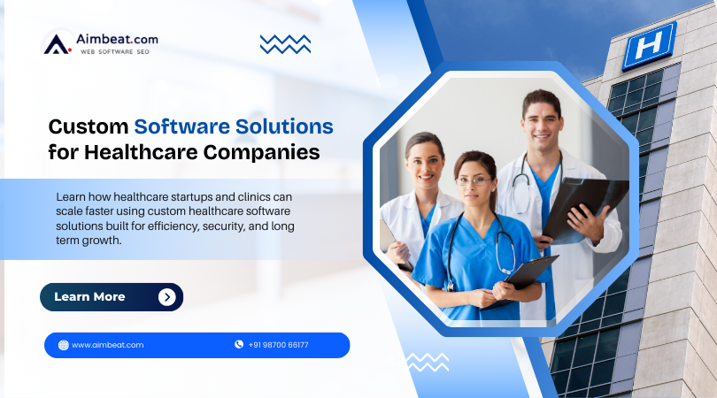 Aimbeatcom's tweet photo. How Healthcare Startups and Clinics Can Scale Faster with Custom Software Solutions

👉 Read the full article here:
https://t.co/A0GgxKose7

#HealthcareSoftware #HealthcareStartups
#DigitalHealth #ClinicManagement #HealthcareIT https://t.co/XiAbR7Zuz2
