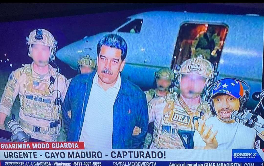 Breaking news

Images of Maduro captured