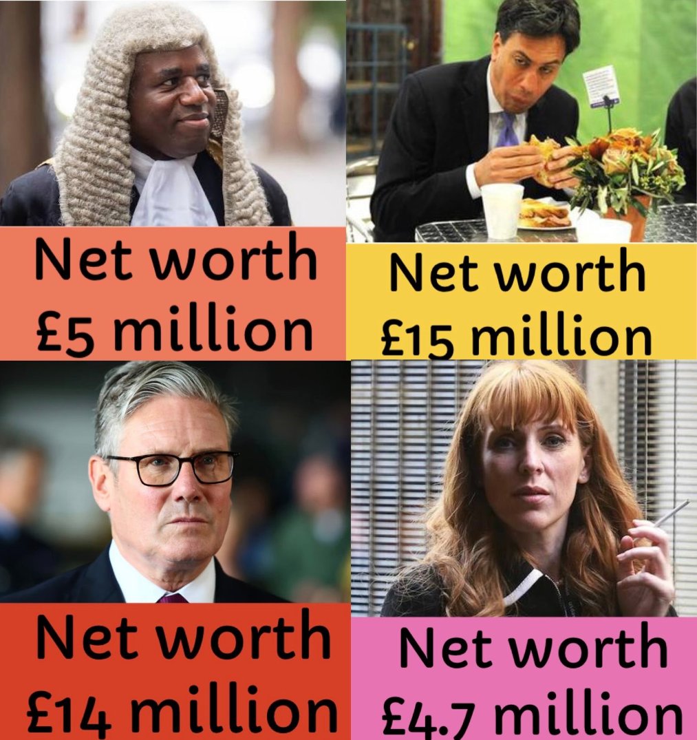 MrSugden2's tweet image. Labour: A party of rich people who spend their days trying to convince poor people that other rich people are the reason they're poor.