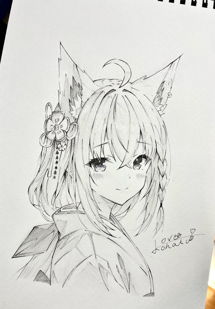 anzulove1995's tweet photo. あけましておめでとうございます🎍

＃絵フブキ https://t.co/VaKkkGdugA
