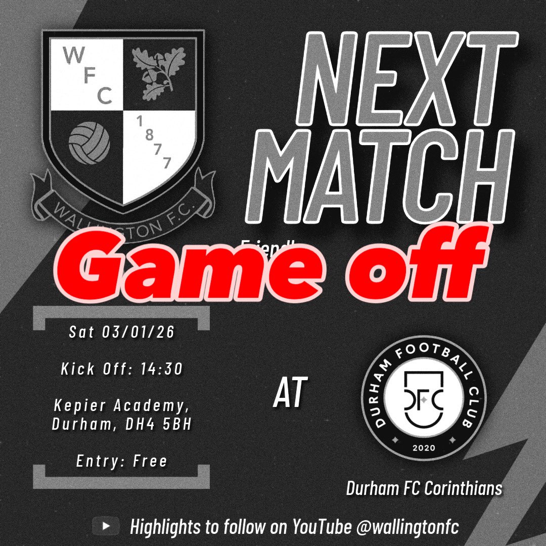 __pacca's tweet image. 🚨Game off 🚨
Unfortunately, due to the snow, today’s game has been called off 🤦‍♂️ #northeastnonleague #nonleaguefootball #grassrootsfootball