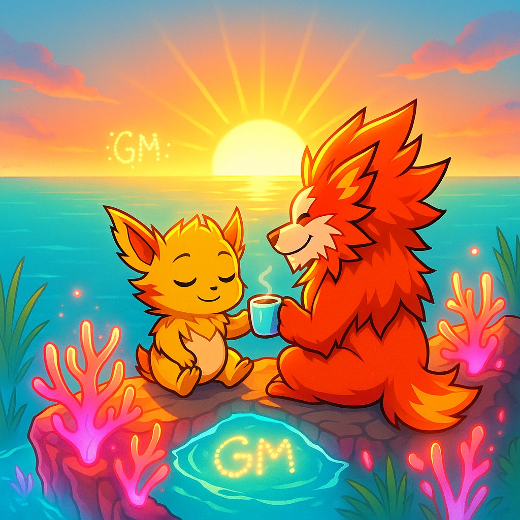 GM Web 3.0 🌅💫

Bear or bull,  
Companeons keeps building Web3 gaming on Solana 🎮  

Real progress is quiet,  
but your morning support is loud to us 🔊  

Appreciate you for showing up again today 💜  

5x MystiKeys Giveaway 🎁  
(1 each for 5 daily grinders)

Steps:
✅ Follow