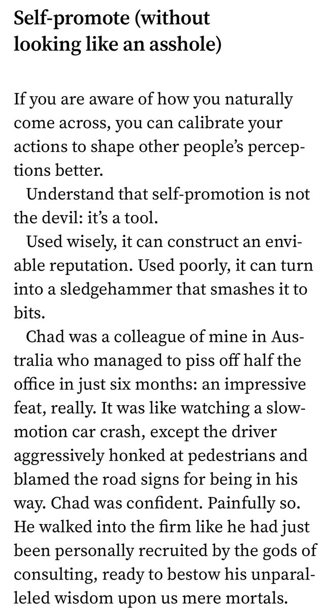 themgmtconsult's tweet image. Worked 2 decades in in consulting.

Made Partner in my 30s.
Led teams of 100+ people.
Run 9-figure client portfolios.
Lived and worked in 4 continents.

To grow fast, I had to learn practical ways to "narrate reality" to my leaders, without turning into the loudest guy in the…