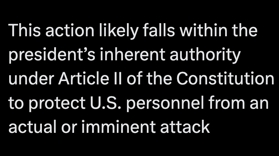 Here's a dangerous effort to carve out a loophole in presidential war powers big enough to drive a tank through.

If such an authority existed, the president could invade anywhere, anytime, without involving Congress—just by claiming, without proof, that an attack is "imminent."