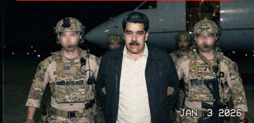 #venezuelan president <a href="/NicolasMaduro/">Nicolás Maduro</a> has been captured