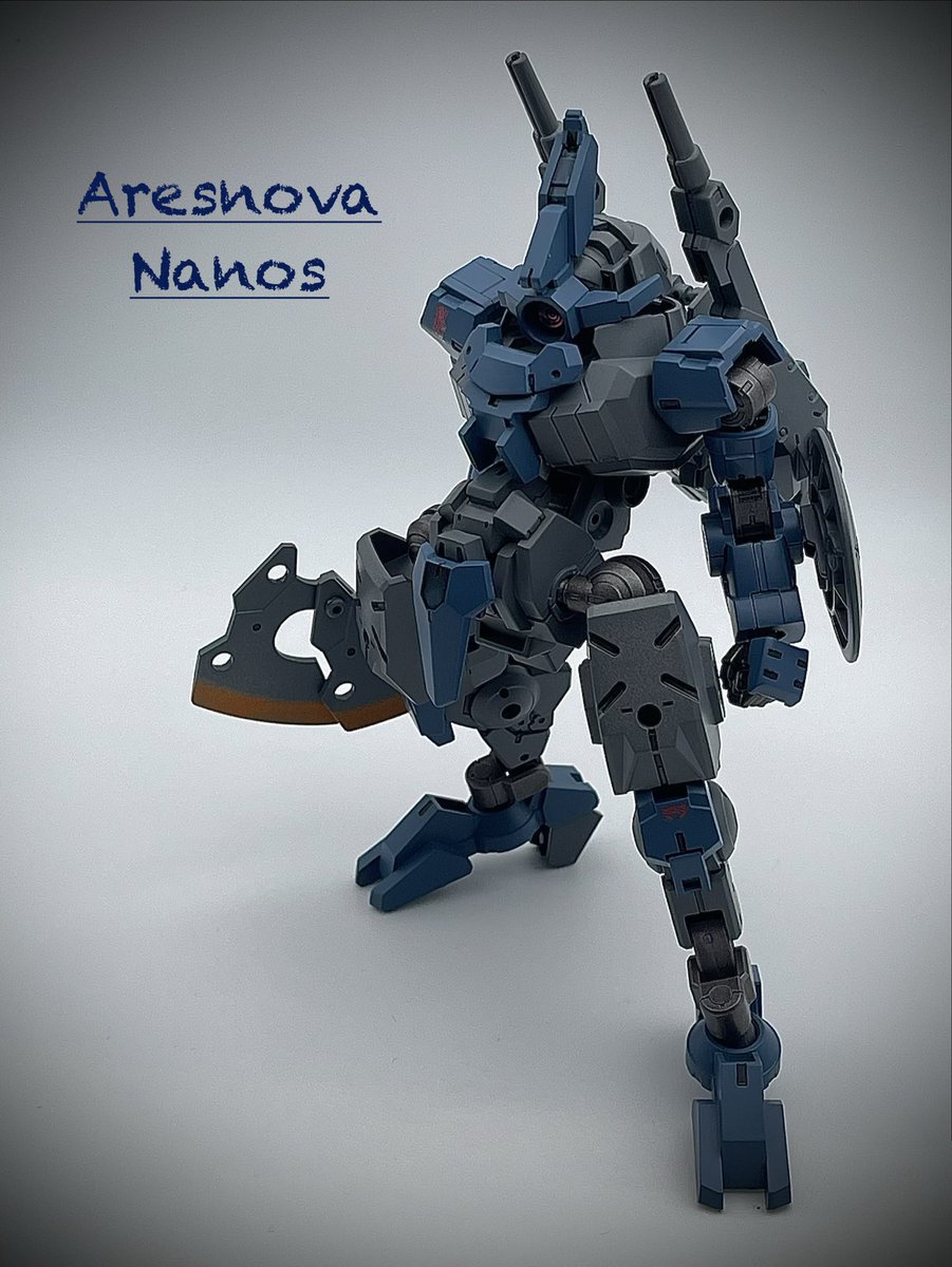 TE6A6PO6RO's tweet image. アレスノヴァ・ナノス

アレスノヴァのみで構成された部隊［オリュンポス］にて近接白兵戦及び隠密を担当する。

ナノス：小さき者

ヴェルデノヴァの機密情報を盗んだマクシオン軍から重要機密情報を盗むためゲートを通り敵地に侵入する。

#30MM宇宙エリア
#30MMバイロン軍