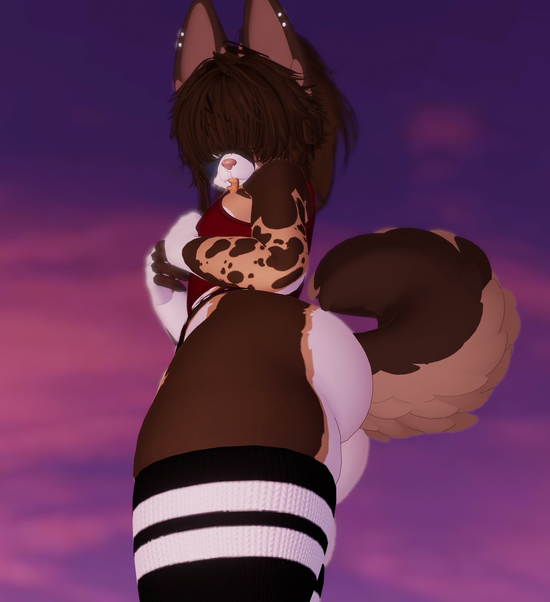 LykoMilk's tweet image. Keep staring at me like that I'm going to kiss ya~