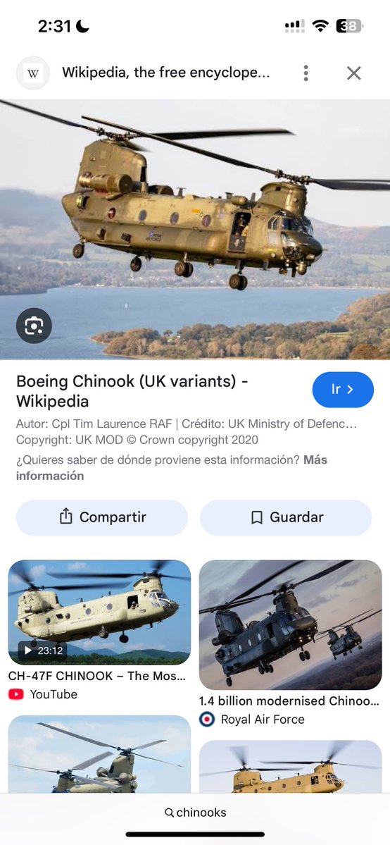 NoxzyHd's tweet image. Mira la silueta de los primeros helicópteros y verás que son chinooks