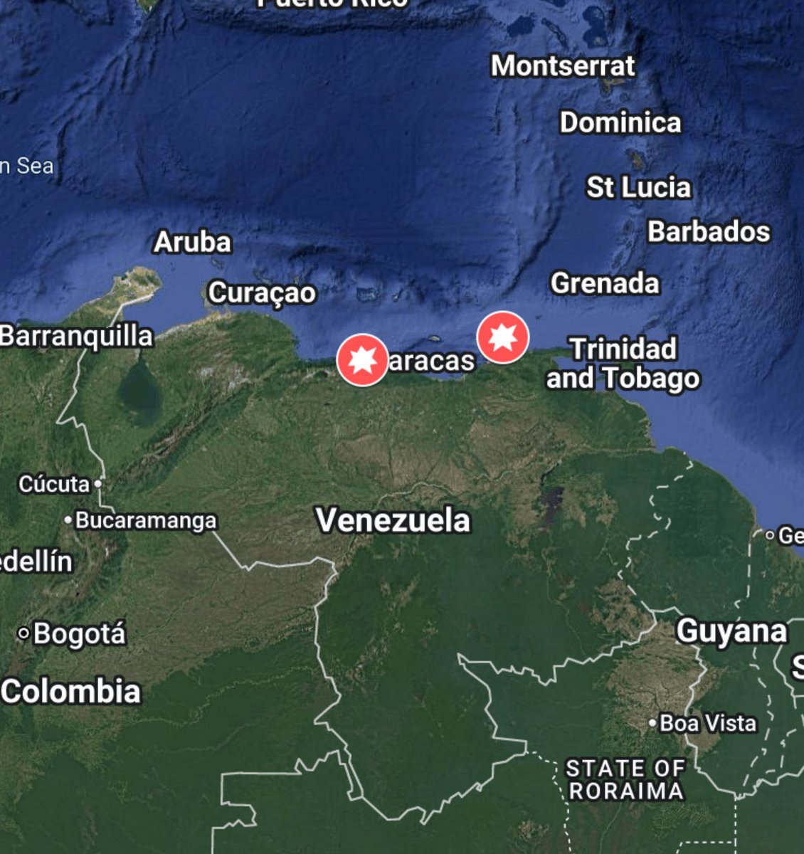 CKMapss's tweet image. 🇻🇪🇺🇸America, Venezuela update: 
- American transport helicopters, have been seen over Caracas, which can point to a high probability that America will put boots on the ground
- America has also struck the Isla Margarita, which hosts many Venezuelan military installations, the…