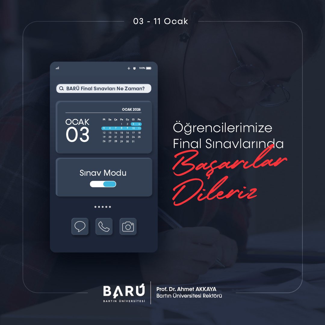 baruedutr's tweet photo. Şimdi final zamanı ✍️📝📐

#BARÜ https://t.co/TQ1i2it3kK
