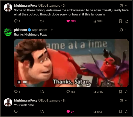 phisnom's tweet photo. this might be the funniest fucking interaction i've ever had on this site it's been hours and i'm still laughing at it. https://t.co/eH2MBjn8em