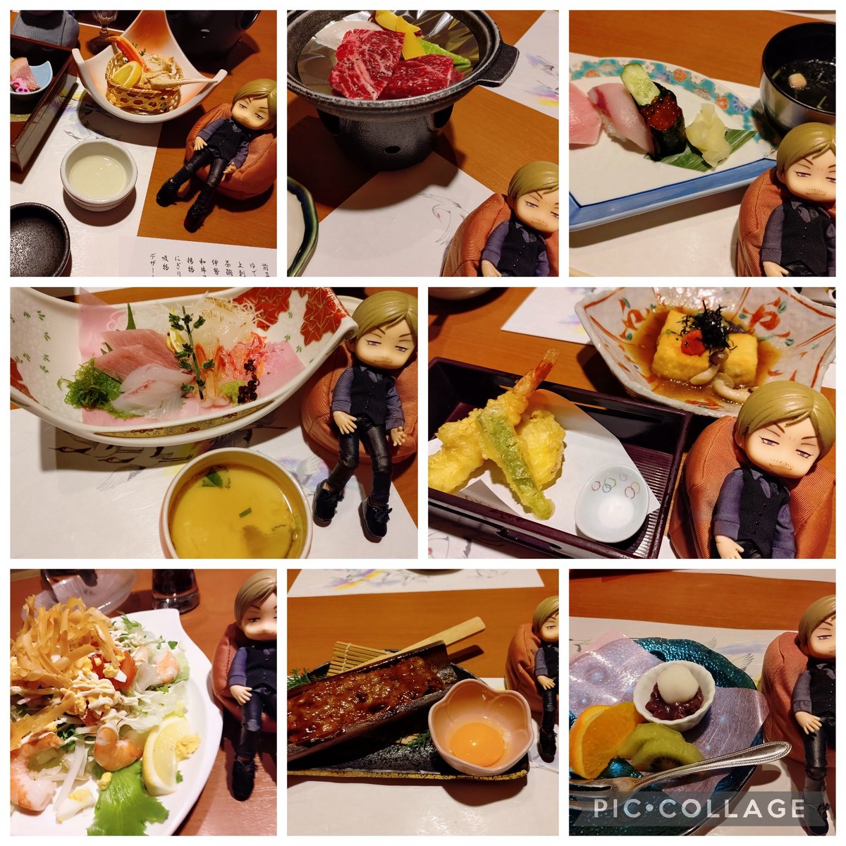 blowingsnow's tweet photo. 昨日は
推し活始め、歌い初めからの新年会〜

新年会のお店の店員さんが、
海老天を「推し様の抱き枕に丁度良いサイズです」
とか言う店員さんが可愛い方でした☺️

おりおんさん、柳さん
新年早々ありがとう〜

今年もよろしくお願いします
ヽ(=´▽`=)ﾉ https://t.co/KIlKJbEIrN