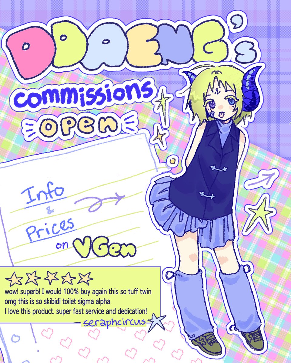me_ddaeng's tweet photo. Hello~~!!
To promote my commissions (https://t.co/xIOV6CVi78)
If you leave your OC or a character you like in the comments, I will choose some and draw them!🩷
Please comment and shareeeee 🫶!! https://t.co/WmIgJejFh1