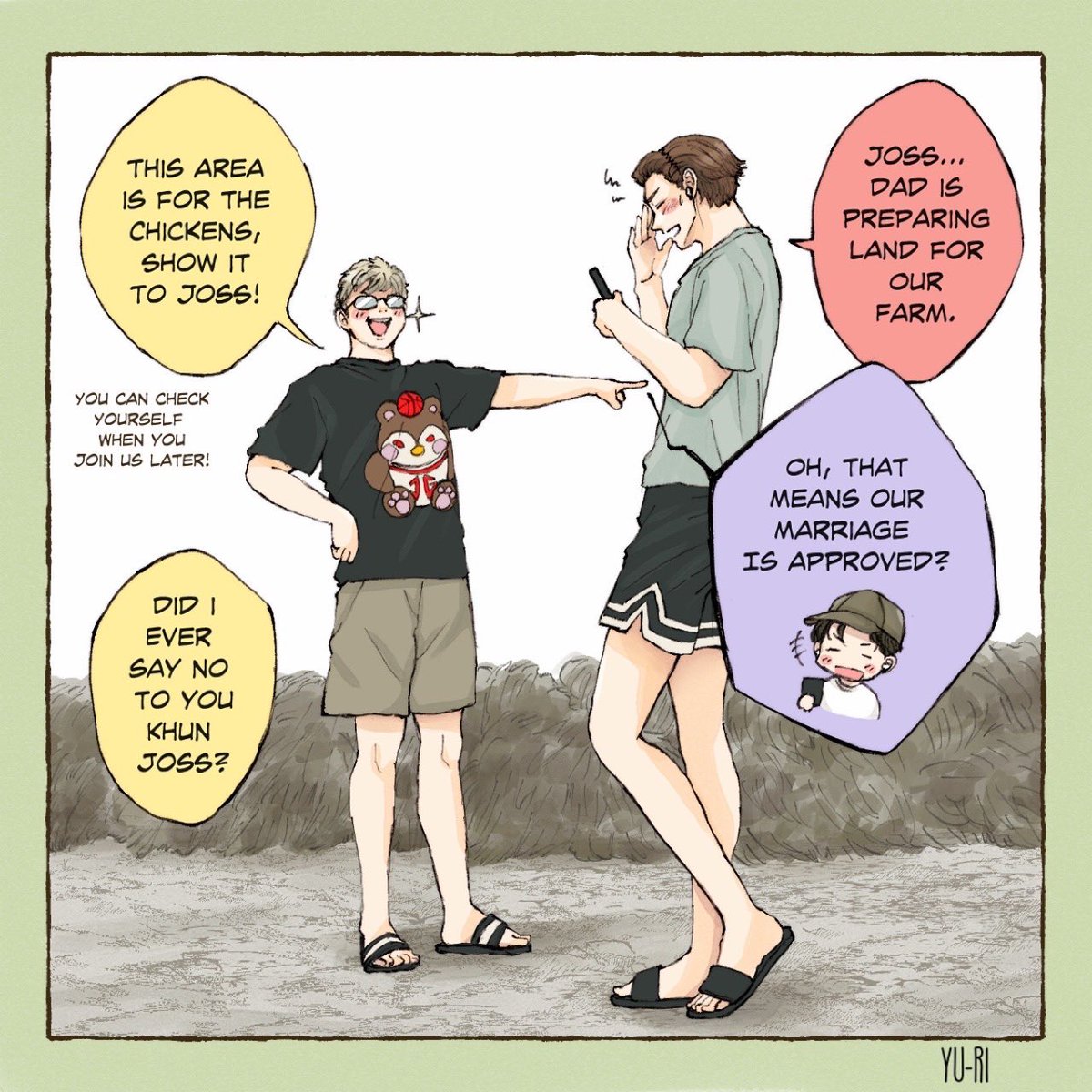 yuuuri_JG's tweet image. Grandpa and his soon to be son in law 🐻🐧

#JossGawin #จอสกวิน