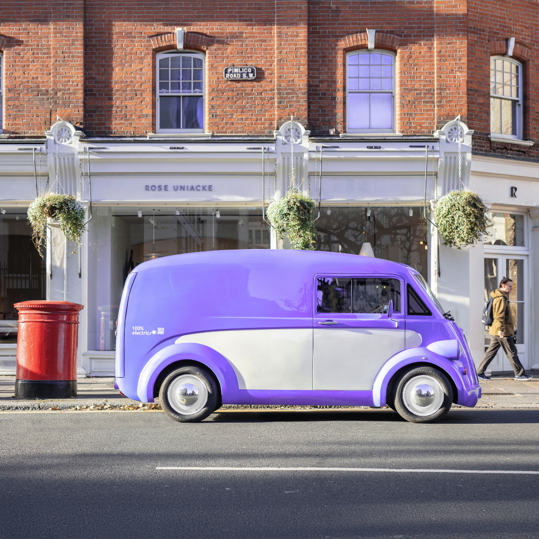 Out on the road and ready to start its next journey, the Morris JE bringing a touch of classic style and electric innovation to every mile!

Register your interest here: zurl.co/mX26x

 #delivery #london #purple #sustainability #journey