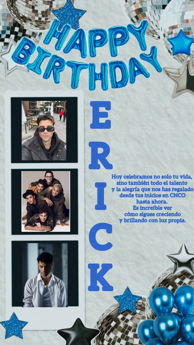 Feliz cumpleaños <a href="/ErickBrianColon/">Erick Brian</a>  que todos tus deseos se hagan realidad