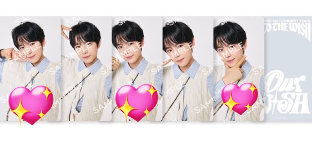 fullsun_ren's tweet photo. NCT WISH INTO THE WISH : Our NCTWISH ウィシ 交換 ランダムトレカ トレカ　特典

譲　シオン、リョウ、ジェヒ
求　💖ユウシ、リク

◯異種交換

現在会場近くにおります。
手渡しもしくは郵送希望です！
お気軽にお声掛けください🙇‍♀️ https://t.co/4GGb8cc5Fv