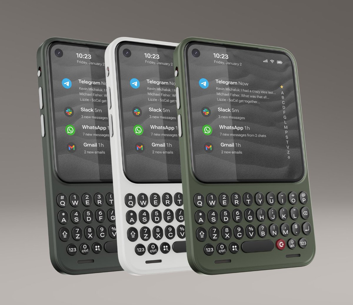 AdamJMatlock's tweet image. We got a physical keyboard smartphone revival before we got GTA 6.