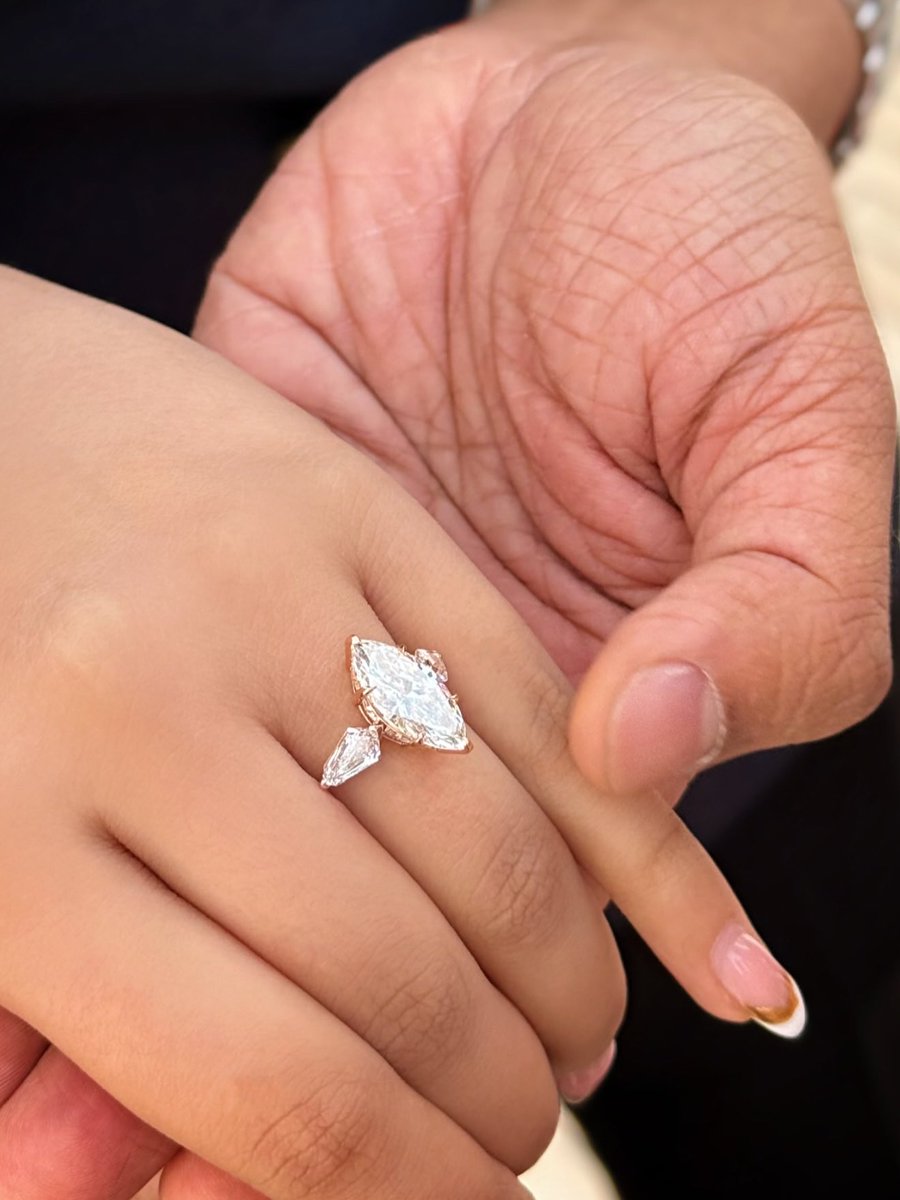 indiaforums's tweet image. In a world full of maybes, Nupur Sanon found her easiest yes. The actor said yes to boyfriend Steben’s heartfelt proposal and shared the special moment with fans.
.
.
.
[ Nupur Sanon Engagement, Steben Proposal, Celebrity Engagement ] #Engaged #Proposal #indiaforums