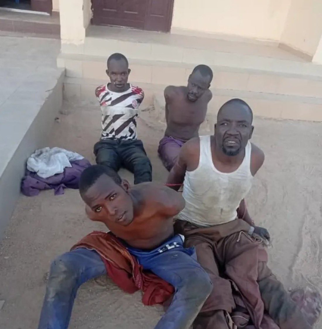 MasterMaliq's tweet photo. Faces of four ISWAP informants in Adamawa. Same religion. Same region. But yes, let’s keep pretending this is random. https://t.co/FQweo2m20W
