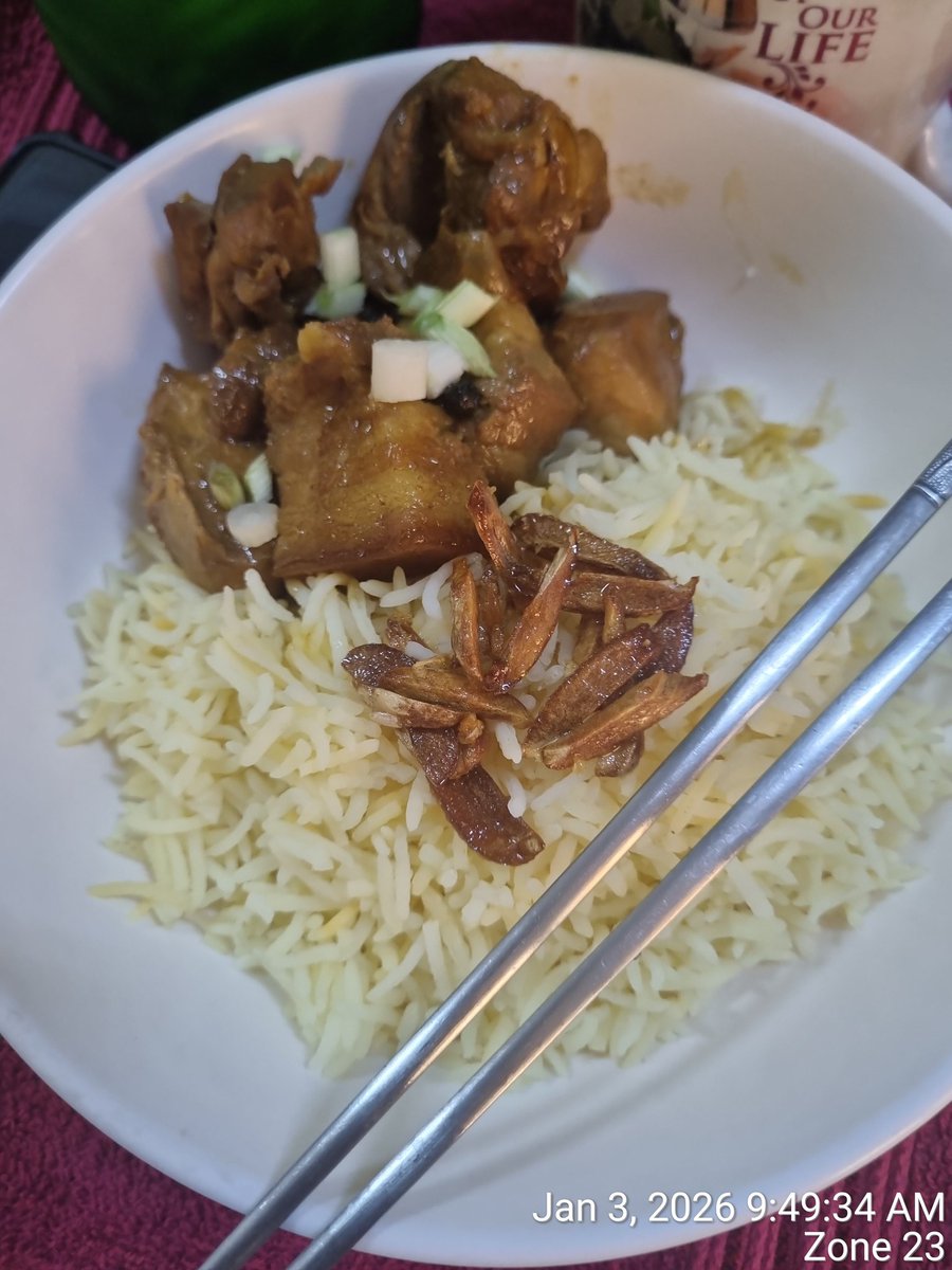 AnthonyQR3's tweet photo. First home cooked for the year https://t.co/nVLusKfbuH