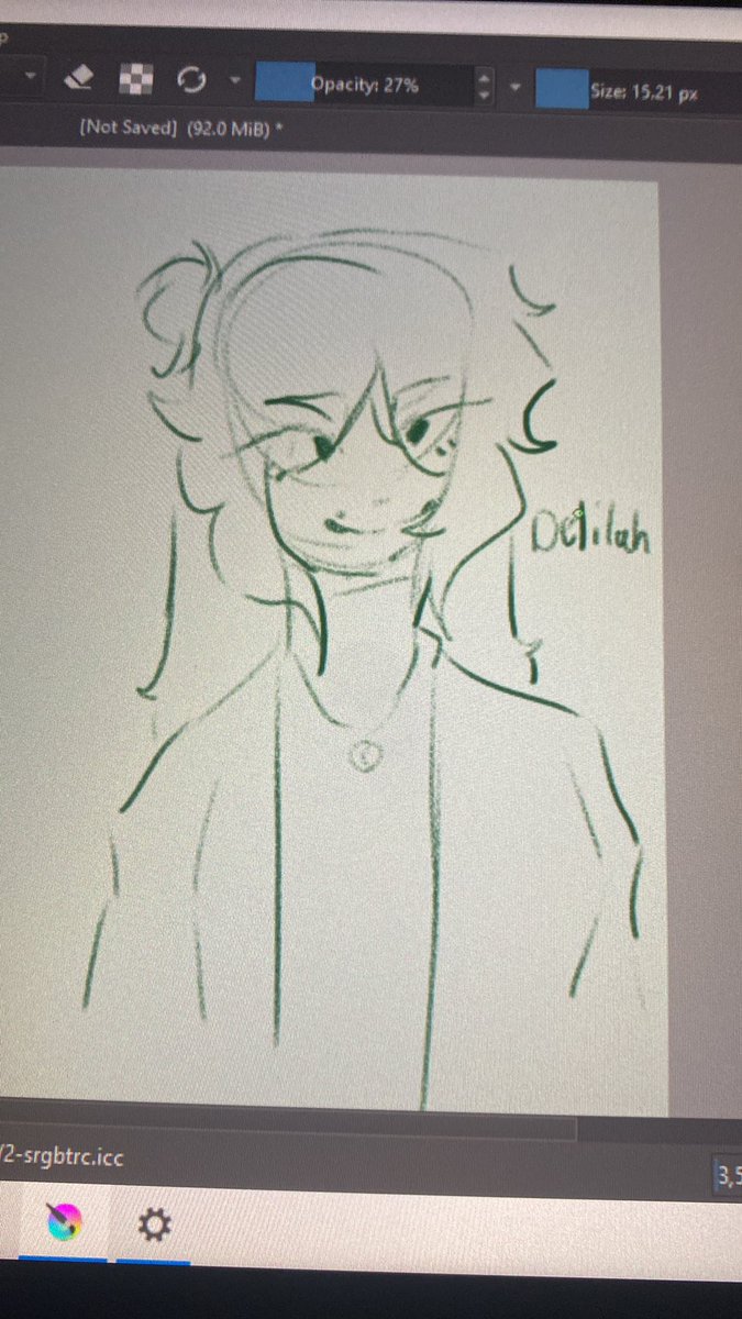 ⠀ 

 Elixir.𖤐 he has a sister now guys..

everyone be nice to delilah

⠀