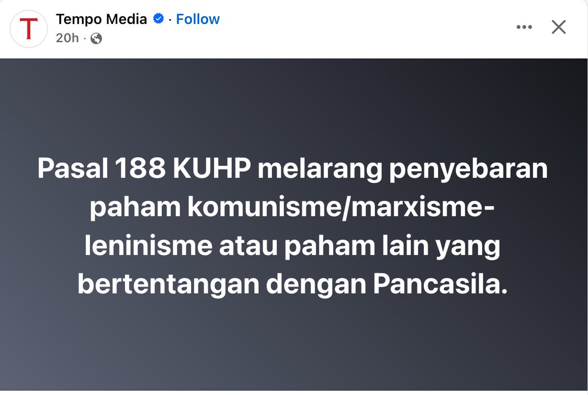 indoprogress's tweet photo. Tapi kalau dikasih uang sama pemerintah/negara Komunis Tiongkok, namanya mengamalkan Pancasila. Berjasa buat negara karena sudah membuka lapangan pekerjaan.

Ketololan memang tak ada batasnya. https://t.co/uqIC8ubLfO