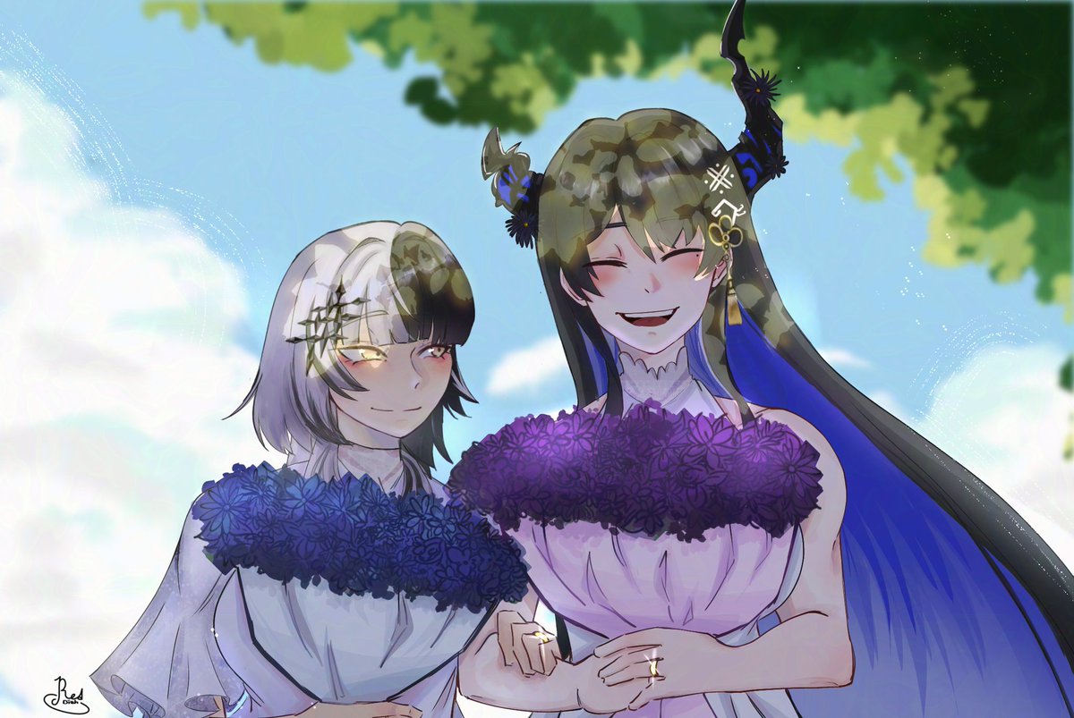 XRandomRed's tweet image. {Wedding day} #shioraven

AND HAPPY (late) NEW YEAR 🎊