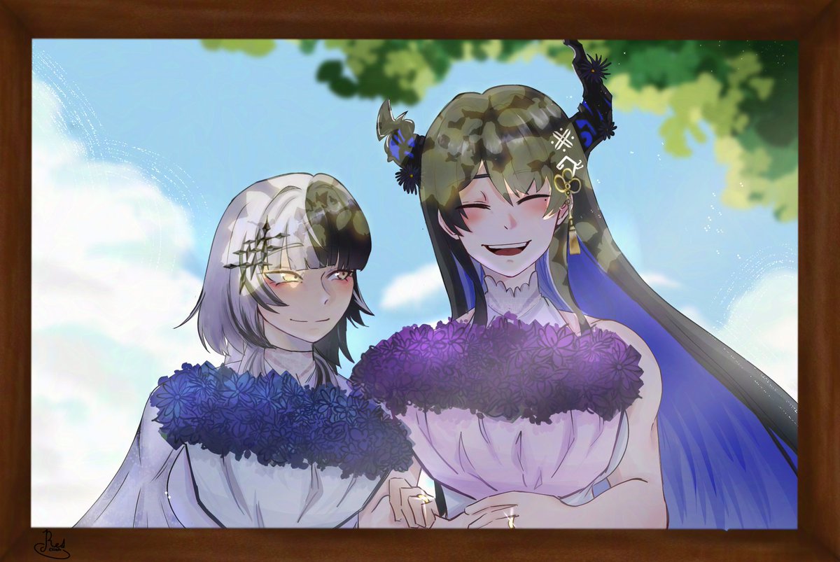 XRandomRed's tweet image. {Wedding day} #shioraven

AND HAPPY (late) NEW YEAR 🎊