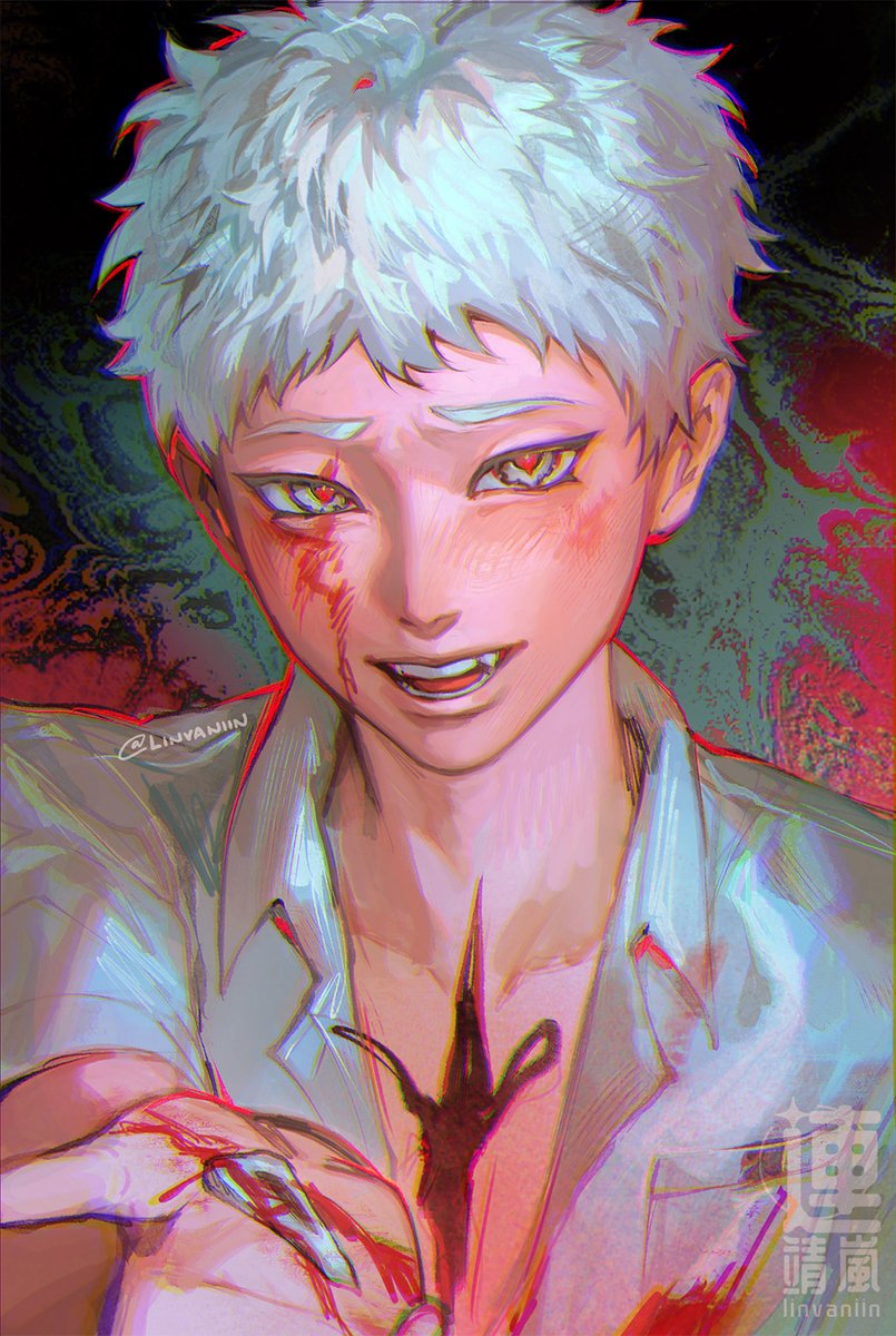 linvaniin's tweet image. half of me #光が死んだ夏 #thesummerhikarudied