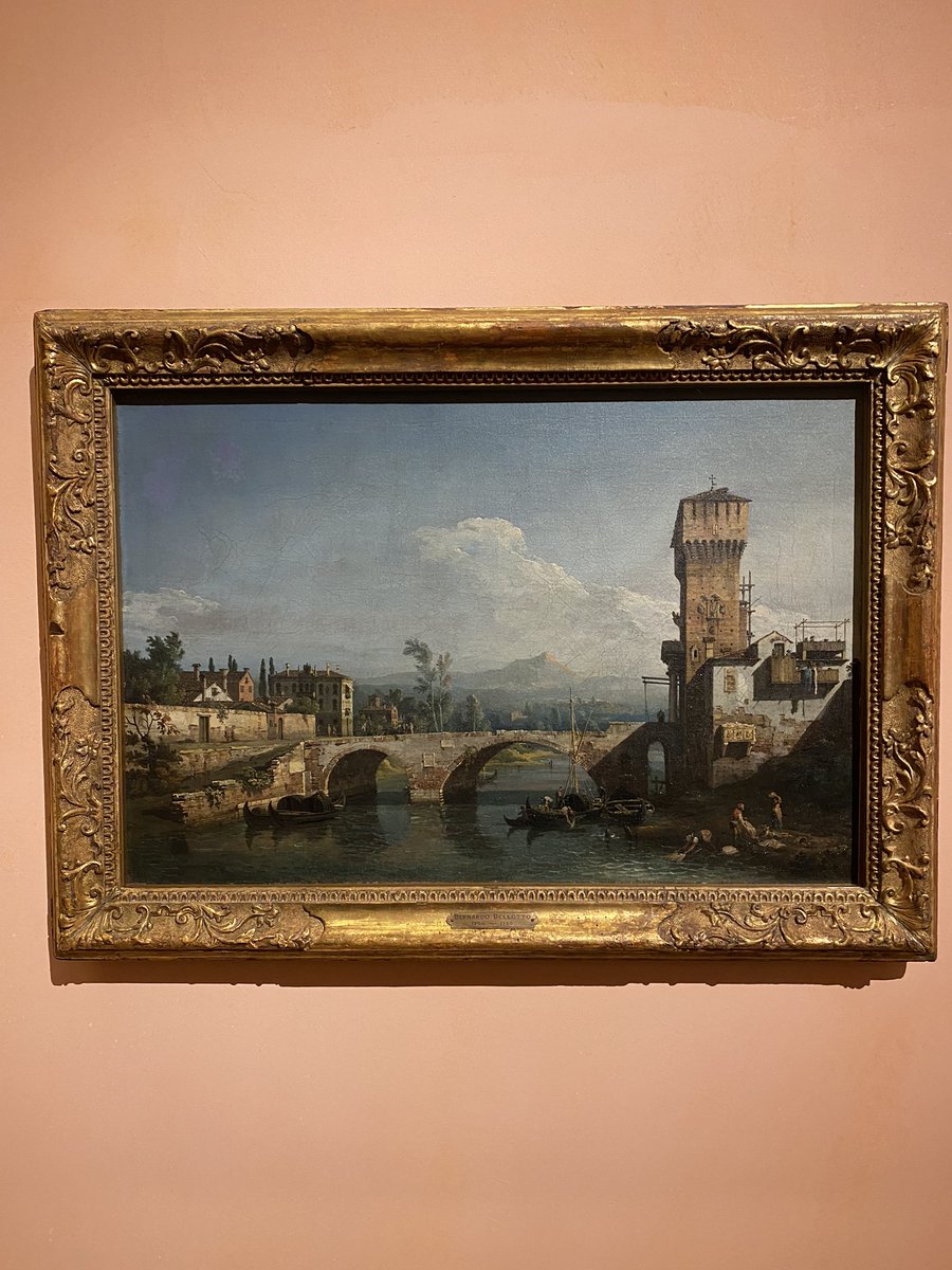 18世紀のヴェネツィアを描いた風景画4点。全員作者は違います