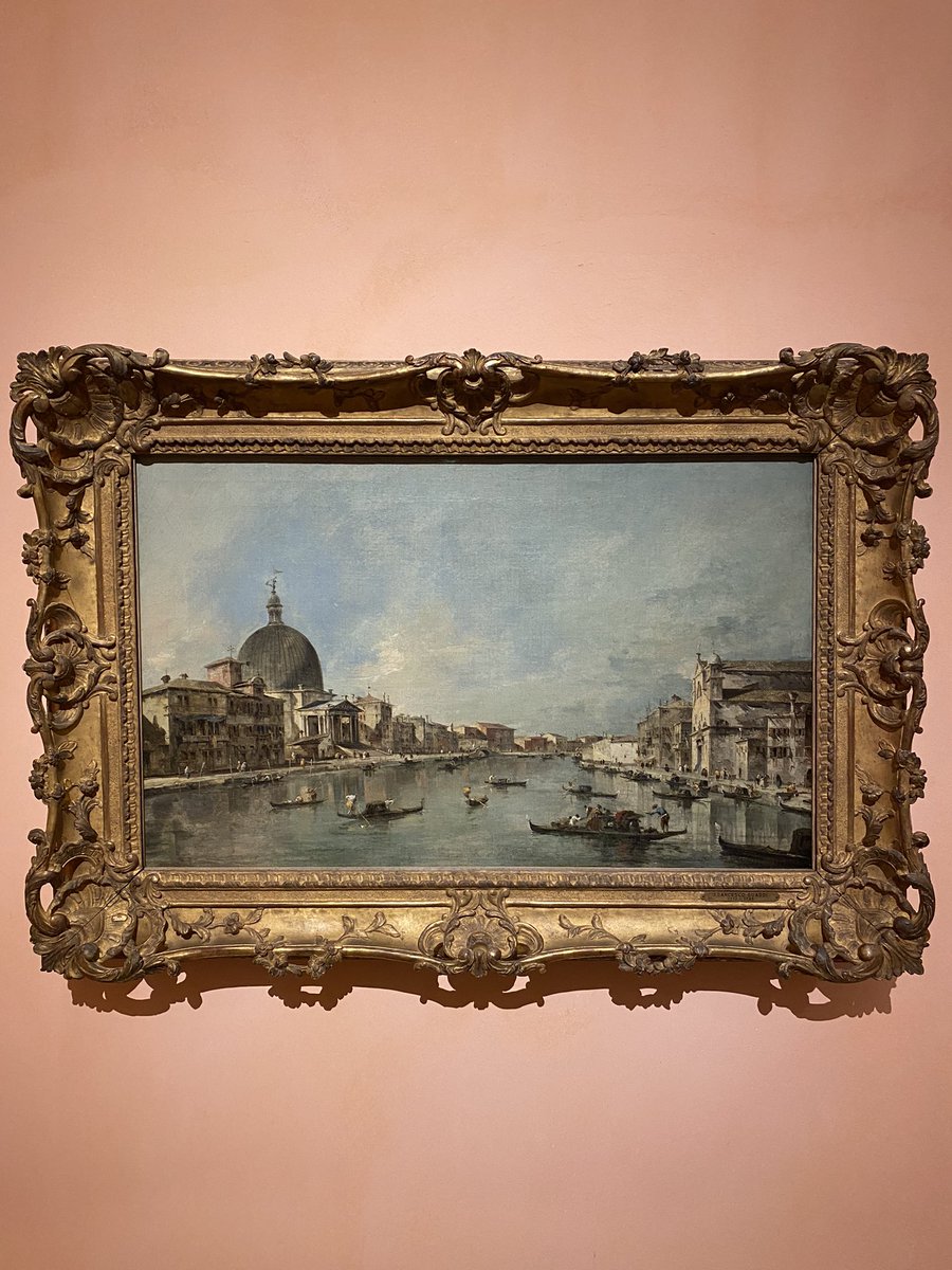 18世紀のヴェネツィアを描いた風景画4点。全員作者は違います