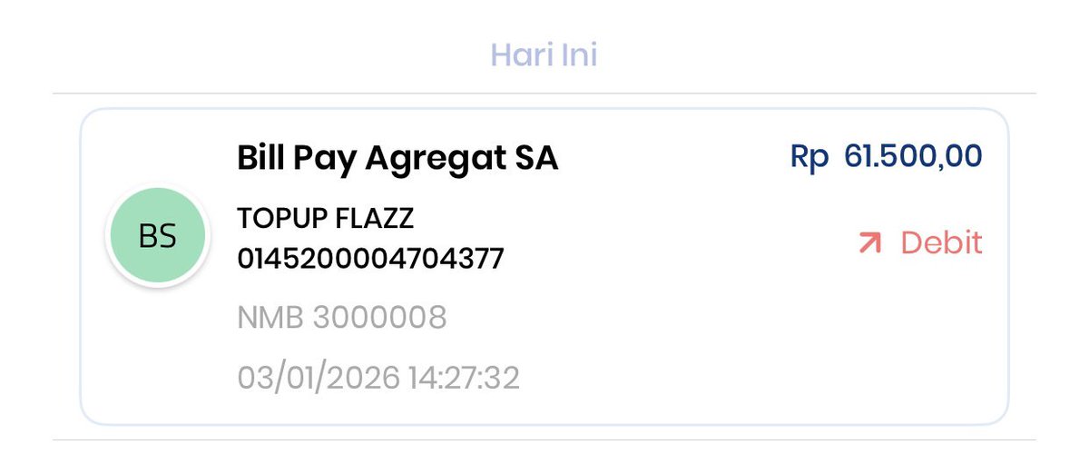 gooyeoone's tweet photo. @bankbtn saya barusan topup flazz di app bale btn. Saldo saya terpotong tpi saat saya update ke flazz nya tidak masuk, keterangan dr app nya gagal. Gmn solusi nya? https://t.co/0Xmy0r5sVd